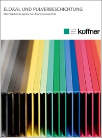 Neue Aluminiumzargen von Küffner mit griffig rauen und besonders robusten Oberflächen