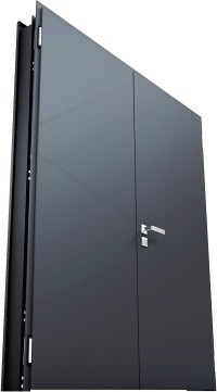 62 DF - Teckentrups neue Dickfalz-Stahltür: schnörkellos, auch übergroß, flexibel schützend