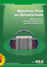 KLB-Broschüre über Schallschutz mit Leichtbeton