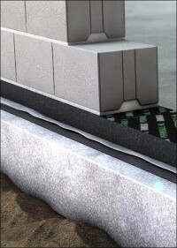 Perinsul HL - ein Kimmstein bzw. Wärmebrückenvermeidungsstein aus Schaumglas von Foamglas