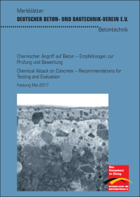 DBV-Merkblatt zum chemischen Angriff auf Beton