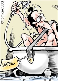 Duschen im Sitzen ... bauliche Gegebenheiten können das erzwingen