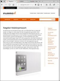 Ratgeber Heizkörpertausch im Web