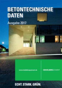 HeidelbergCement hat die Betontechnischen Daten aktualisiert