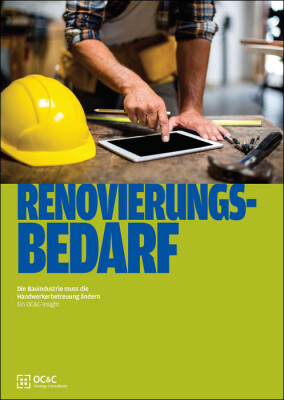OC&C-Studie über das Handwerk der Zukunft ... und die Konsequenzen für Produkthersteller