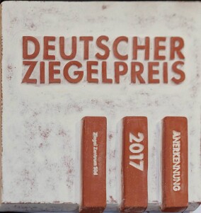 Deutscher Ziegelpreis 2017: 2 Hauptpreise, 5 Sonderpreise und 12 Anerkennungen