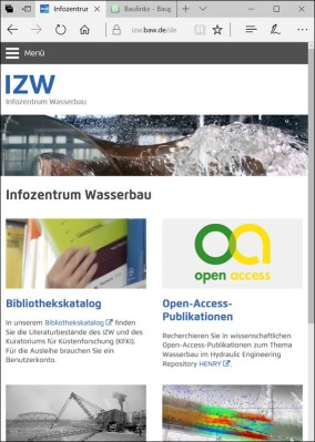 Mehr Wissen für den Wasserbau von der Bundesanstalt für Wasserbau (BAW)