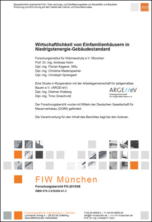 LCEE-Studie „Nachhaltigkeit von Mauerwerk im Geschosswohnungsbau“