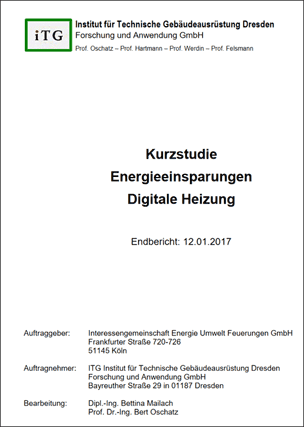 BDH/iTG-Studie: Einsparpotenziale durch Digitale Heizung