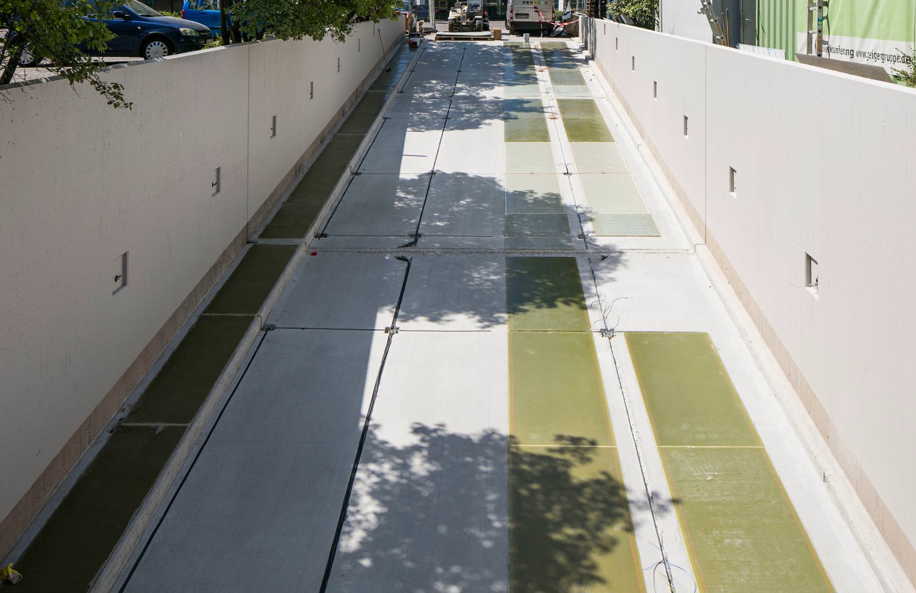 Flüssigabdichtung trifft auf Freiflächenheizung: Triflex HeatTec für