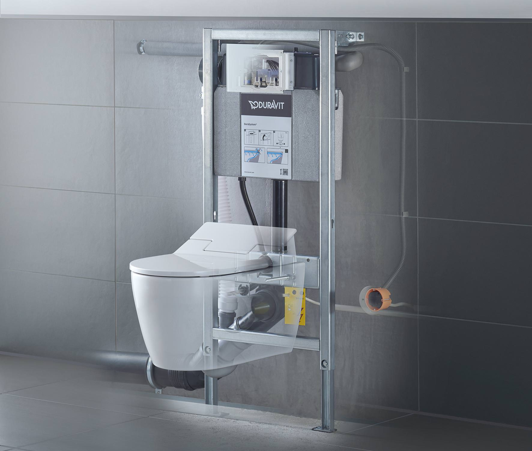 Duravit geht mit DuraSystem in die Vorwand