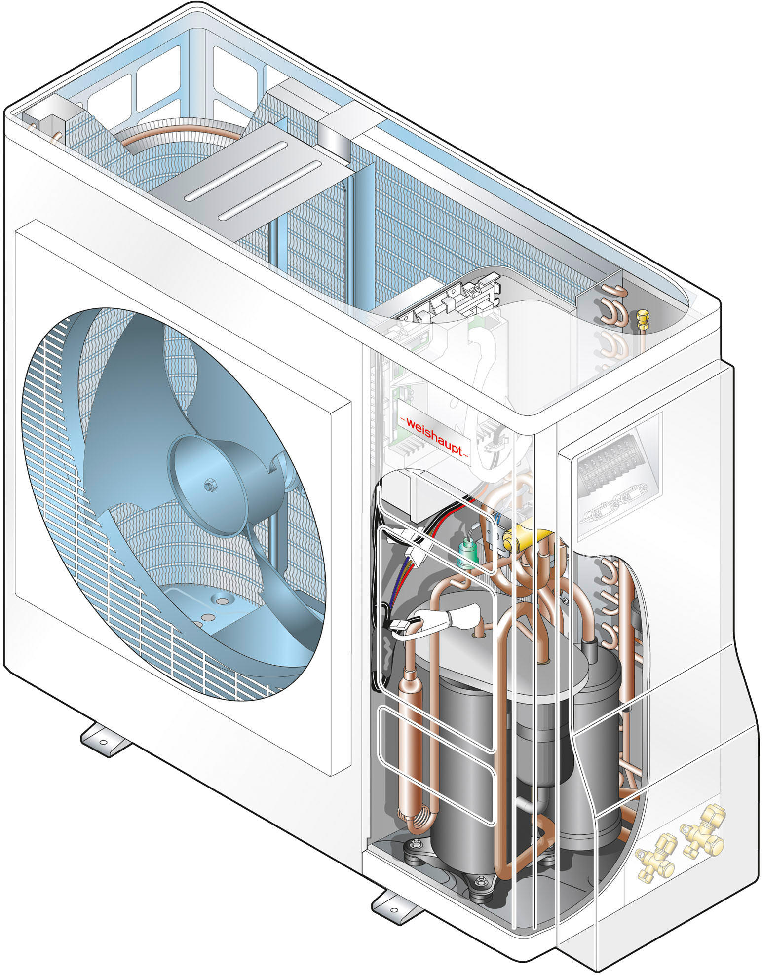 Neue Split W rmepumpe Von Weishaupt Mit 8 Bzw 10 KW Und Integriertem Neue Split W rmepumpe Von Weishaupt Mit 8 Bzw 10 KW Und Integriertem