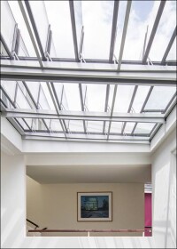 bigAir Lamellen-Fenster für große Glasdächer