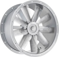 Weiterentwickelte Brandgas-Axial-Niederdruckventilatoren von Helios dürfen auch entlüften