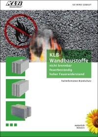 Neue KLB-Broschüre zum baulichen Brandschutz nach gültigen Normen und Zulassungen