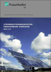 ISE-Studie: Photovoltaik und Onshore-Wind sind günstigste Technologien in Deutschland