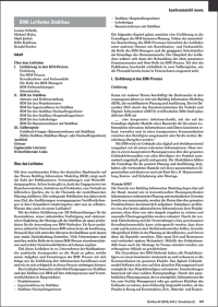 „BIM-Leitfaden Stahlbau“ downloadbar