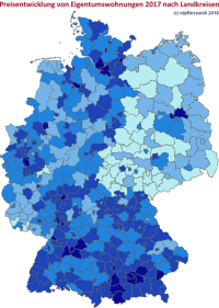 Immobilienverteuerung setzte sich 2017 mit deutlichen regionalen Unterschieden fort