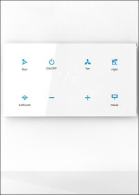 Maßgeschneidert: Kapazitive Glasfläche als elegantes KNX-Bedienfeld neu von Busch-Jaeger