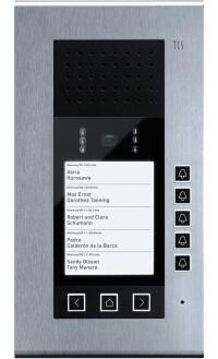 Außenstation mit digitalem Namensdisplay à la TCS