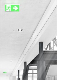 Architektur-Brandschutzkanal der unauffälligen Art