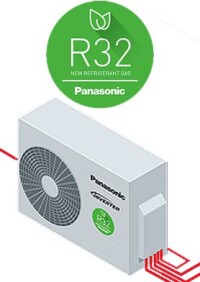 Panasonic hat nun auch Multi-Split-Klimaanlagen mit bis zu 5 Innengeräten auf R32 umgestellt