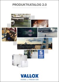 Produktkatalog 2.0 von Vallox voll mit Raumlufttechnik