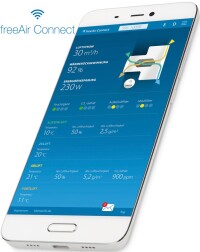 bluMartins Lüftungsgerät freeAir 100 serienmäßig WLAN-fähig