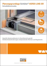 Normgerechte Schallreduzierung in Duschen - aufbereitet für eine Planungsgrundlage von Schlüter-Systems