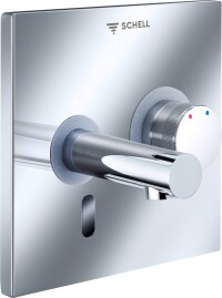Elektronische, vandalengeschützte  Wandarmatur à la Schell