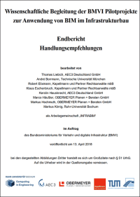 Handlungsempfehlungen für digitales Planen und Bauen zum BIM-<wbr />4-<wbr />Infra-<wbr />Projektabschluss