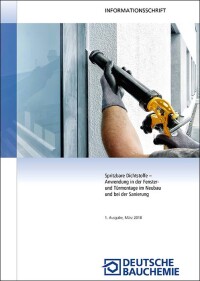 Bauchemie-Informationsschrift „Spritzbare Dichtstoffe“