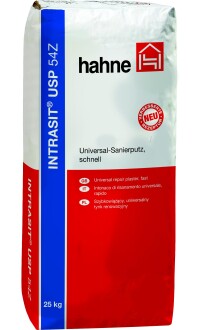 Hahnes Universal-Sanierputz „Intrasit USP 54Z“ mit neuer Rezeptur