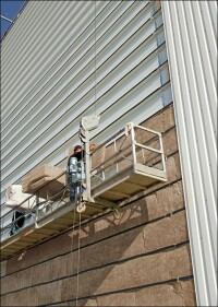 Neue Dämmplatten für Industriefassaden von Knauf Insulation