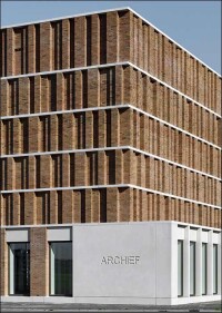 Ein gemauertes Bücherregal für das Stadsarchief Delft