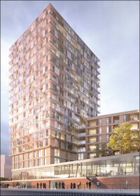 „Wildspitze“: Vorerst höchstes Holzhochhaus Deutschlands entsteht in der Hafencity