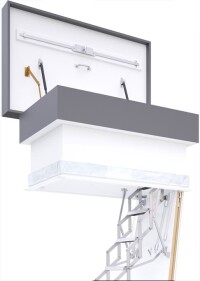 Columbus-Flachdachausstieg mit umlaufender Fensterdichtung von einer Person montierbar