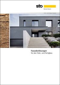 Neue Fassaden-Broschüre von Sto für den Holz(fertig)bau