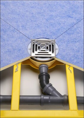 Grumbach entwickelt stabilen Tragrahmen für Duschboden-Elemente