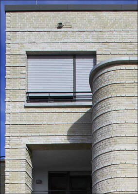 „Sechzig438“: Auch dank Klinkerfassade kraftvolles Ensemble aus fünf Mehrfamilienhäusern