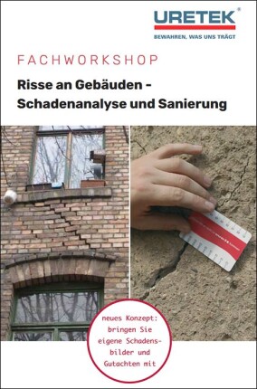 Uretek-Fachworkshops im November zu Rissen an Gebäuden