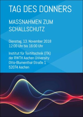 „Tag des Donners“ in Aachen am 13.11. mit Fachvorträgen zur Bau- und Raumakustik