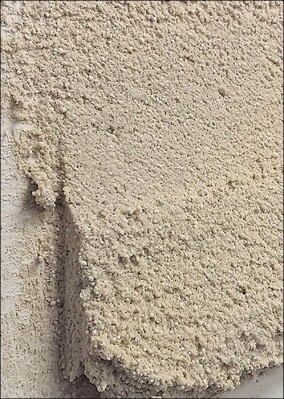 Wärmedämmputz mit einem λ-Wert von 0,037 W/mK aus Silicat-Aerogel und Poraver Blähglas