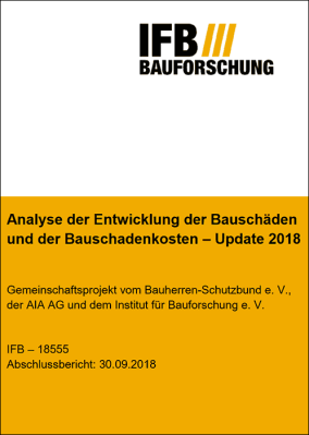 BSB-Bauschadensbericht: Bauschadensfälle in 10 Jahren um knapp 90% gestiegen