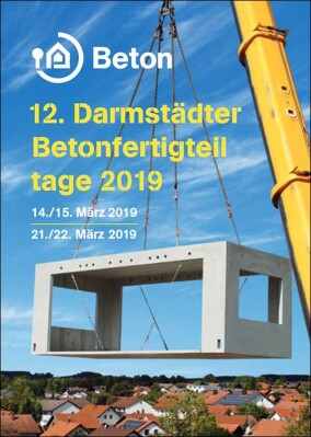 „Darmstädter Betonfertigteiltage“ 2019: 2x2 Tage Fachwissen zum konstruktiven Betonfertigteilbau