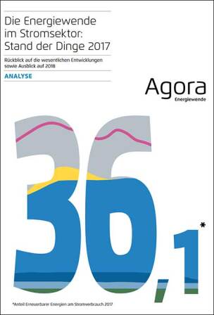 Studie „Die Energiewende im Stromsektor: Stand der Dinge 2017“ von der Agora Energiewende