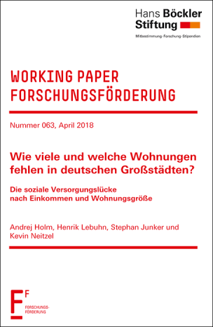 Holm, Henrik Lebuhn u.a.: Wie viele und welche Wohnungen fehlen in deutschen Großstädten? Working Paper Forschungsförderung der Hans-Böckler-Stiftung, Nr. 63, April 2018.