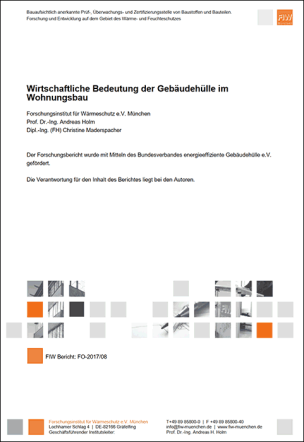 Wirtschaftliche Bedeutung der Gebäudehülle im Wohnungsbau