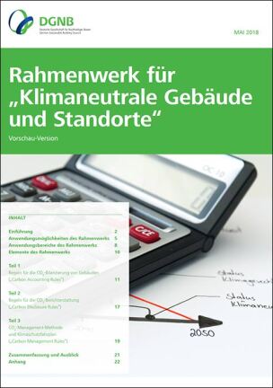 Rahmenwerk für klimaneutrale Gebäude und Standorte