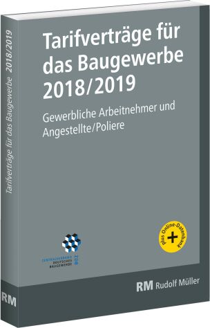 Tarifverträge für das Baugewerbe 2018/2019